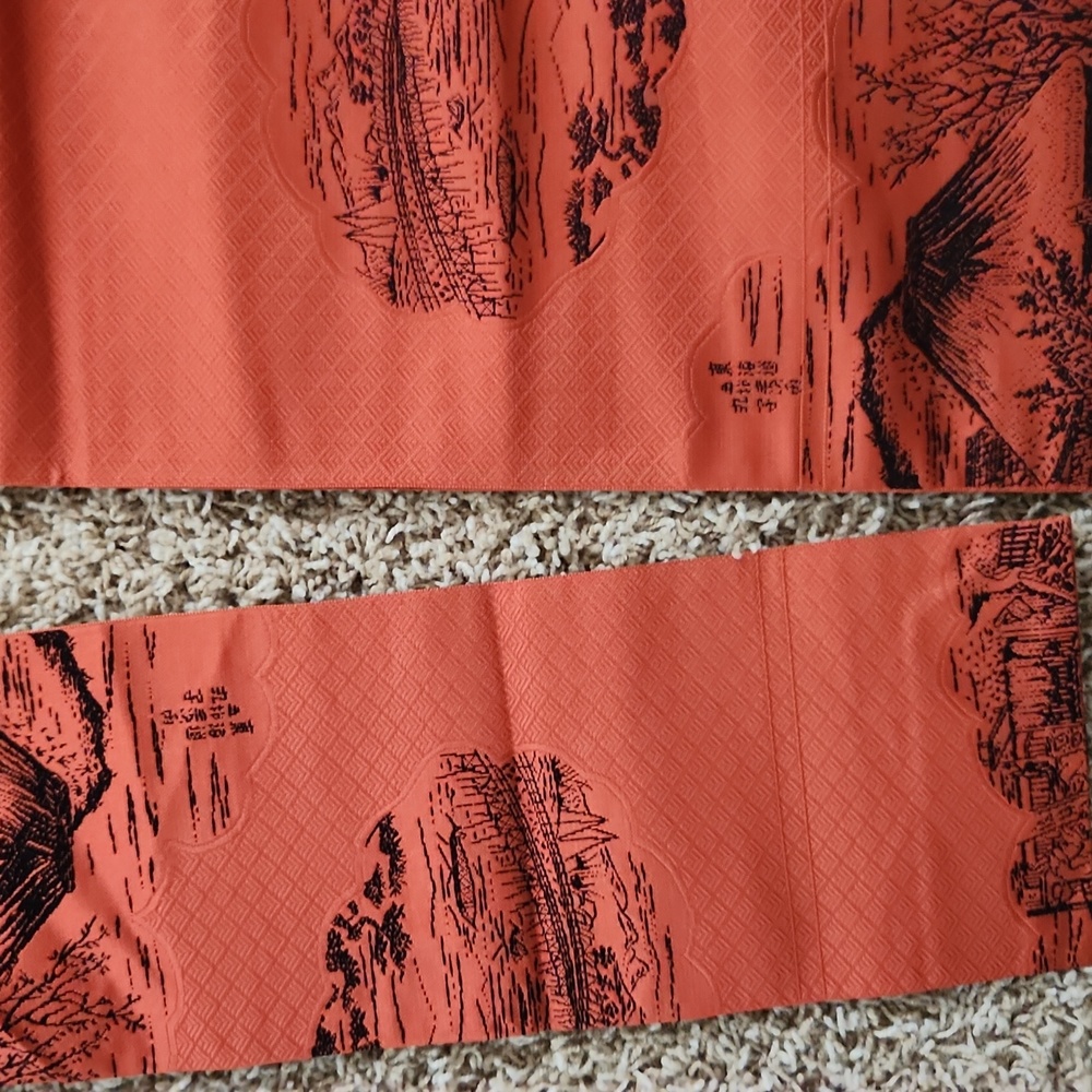 Authentic Japanese fabric antique kimono obi - Picture 3 of 3